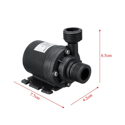 Ultra Quiet DC 12V/24V Brushless Submersible Water Pump for Aquarium, Pond, Fountain, Fish Tank