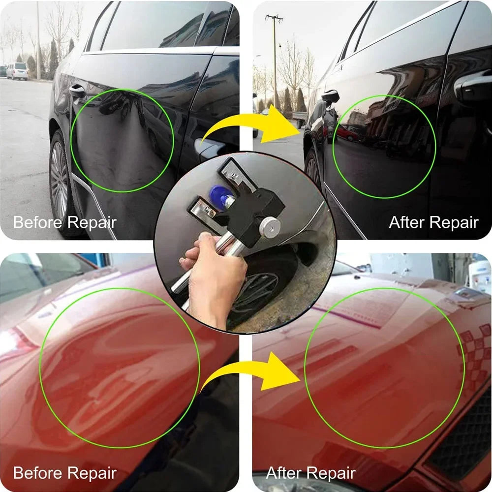 Car Dent Puller Kit – Paintless Suction Cup Lifter for Auto Body & Hail Dent Removal