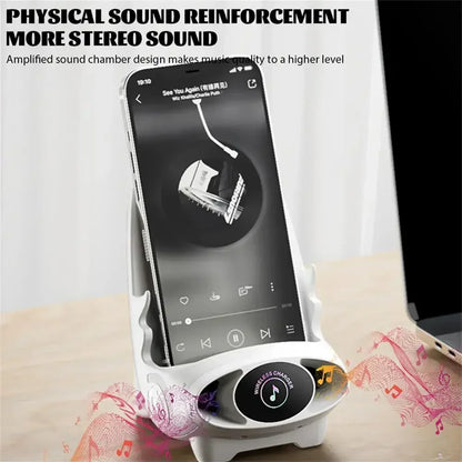 Magnetic Wireless Charger Fast Charging Type C Stand Holder Unique Mini Chair Shape Tablet Phone Fast Charger Desktop Station