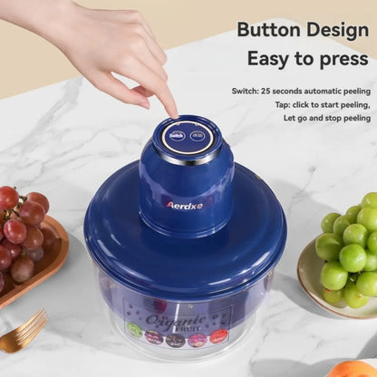 New Automatic Fruit Peeler Machine - Wireless Portable Apple/Peach Peeler for Home, Fast & Easy Kitchen Gadget