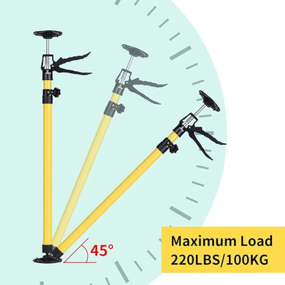 2Pcs Telescopic Steel Support Rods – Labor-Saving Cabinet Jack & Drywall Lifting Tool