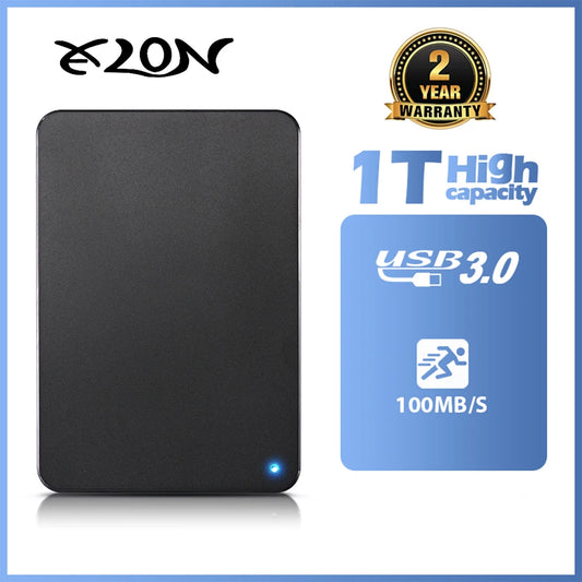 1TB HD External Hard Drive 250GB 320GB 500GB 640GB 720GB Portable Hard Drive USB3.0 High Speed HDD for Laptop PC MacBook PS4 PS5