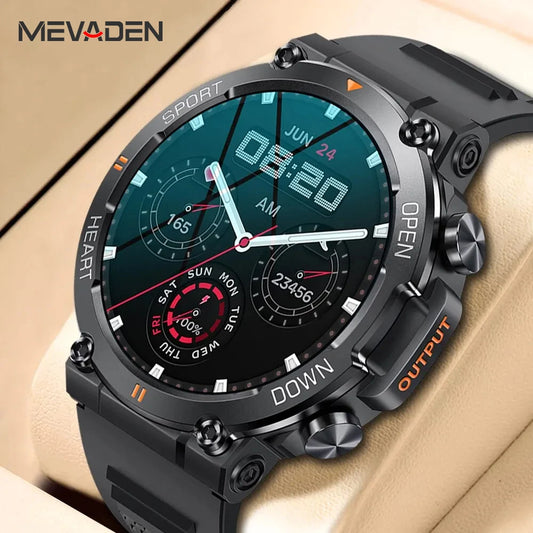 MD56 Smart Watch for Men – 1.39" HD Display, Bluetooth Calling, Fitness Tracker with Heart Rate Monitor, 400mAh, Android & iOS Compatible