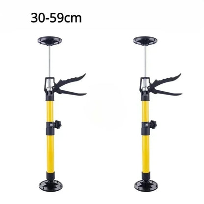 2Pcs Labor-Saving Telescopic Steel Support Rod Cabinet Jack Drywall Construction Tool Extensible Non-slip Hand Lifting Jack Too