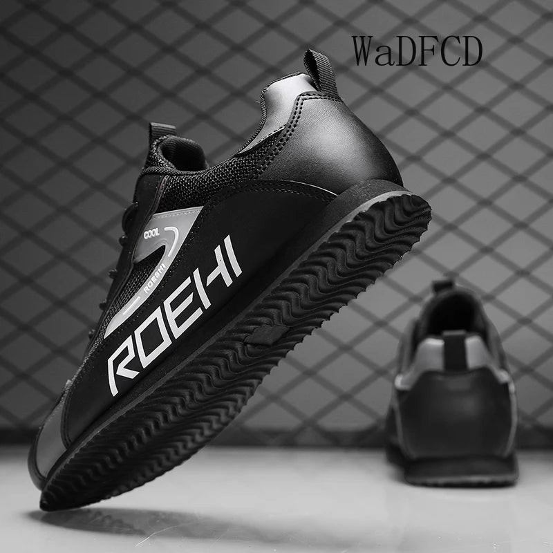 Sneaker Casual Men Designer Retro Running Shoes Fashion Casual Leather Mesh Breathable Flat Board Shoes Trend Cool Driving Shoes