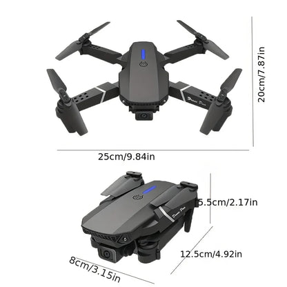 2024 E88Pro RC Drone – 4K Professional with 1080P Wide Angle HD Camera, Foldable Design, WIFI FPV & Height Hold