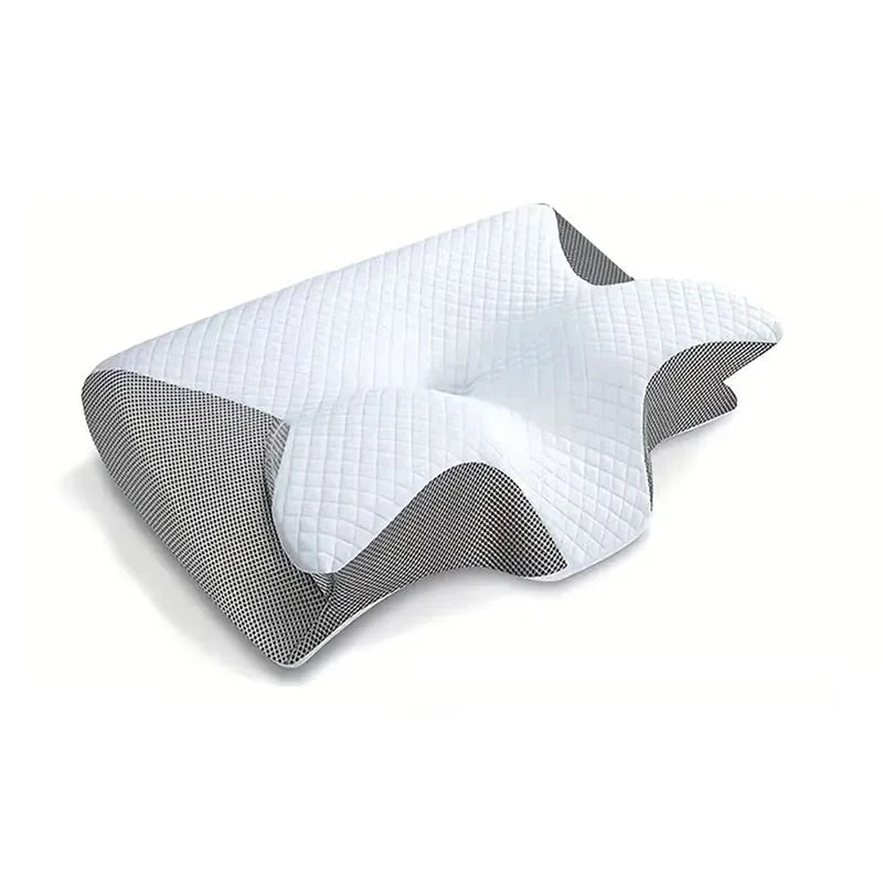 Hot-quality memory foam protection slow rebound pressure reduction butterfly pillow ergonomic horn protection neck pillow