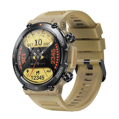 MD56 Smart Watch for Men – 1.39" HD Display, Bluetooth Calling, Fitness Tracker with Heart Rate Monitor, 400mAh, Android & iOS Compatible