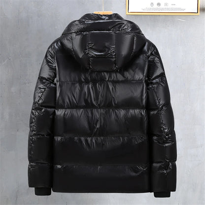 Men's Down Jacket, Winter Warm Thick Puffer Coat, Plus Size 10XL-11XL, Fashion Casual Winter Outerwear