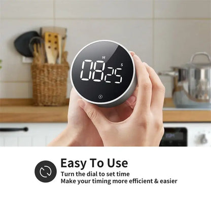 Digital Kitchen Timer Magnetic Countdown Countup Kitchen Timer With Large LED Display For Cooking And for Seniors and Kids