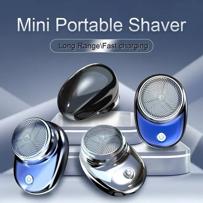 Portable Electric Shaver – Mini Pocket Travel Razor, Wireless & Detachable, Ideal for Facial, Beard, and Body Hair Trimming