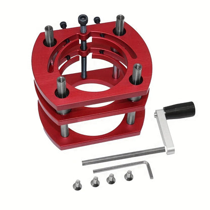 Router Lift Kit – Aluminum Insert Plate with Miter Gauge & Bracket for 65mm Motors