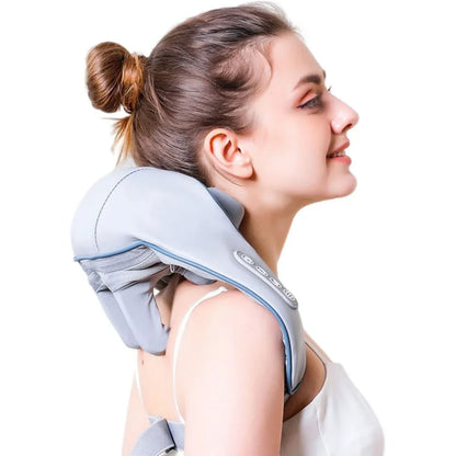 Portable Mini Shiatsu Neck & Trapezius Muscle Massager for Relaxation & Pain Relief