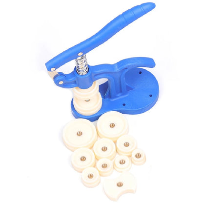 Pressure Repair Press Tool Watch Back Closer Watchmaker tools Case Crystal Glass Hand-tools with 12 plastic dies Accessory