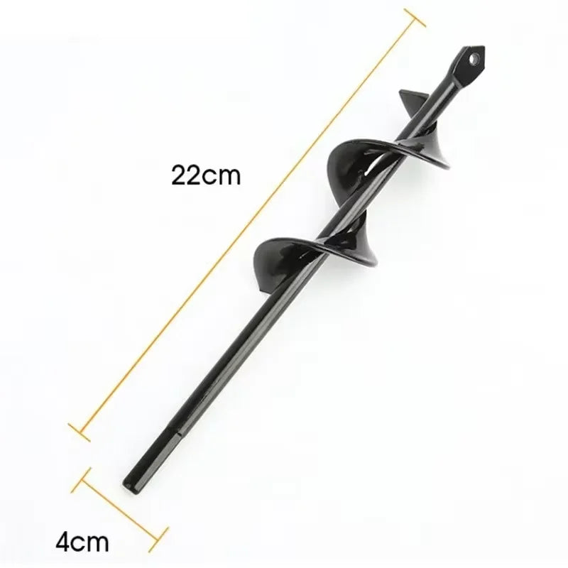 Heavy Duty Garden Auger Drill Bit – Spiral Bit for Planting, Bulbs & Post Hole Digging