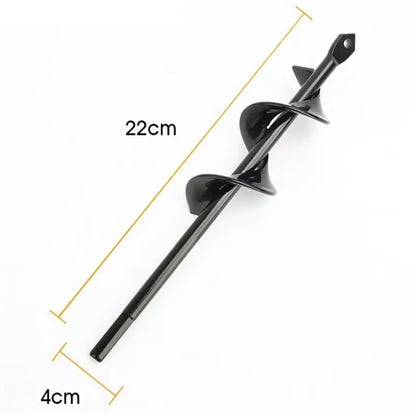 Heavy Duty Garden Auger Drill Bit – Spiral Bit for Planting, Bulbs & Post Hole Digging