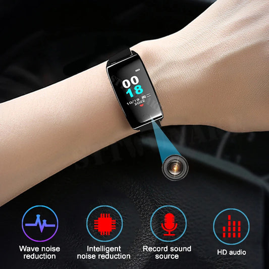 Mini 1080P HD Spy Camera Watch – Voice & Video Recorder Bracelet, Micro Dictaphone for Discreet Use