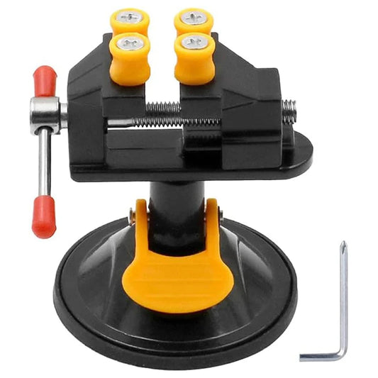 Rotatable Jewelry Vise Stand – Mini Table Bench Clamp for Engraving & Drill Press