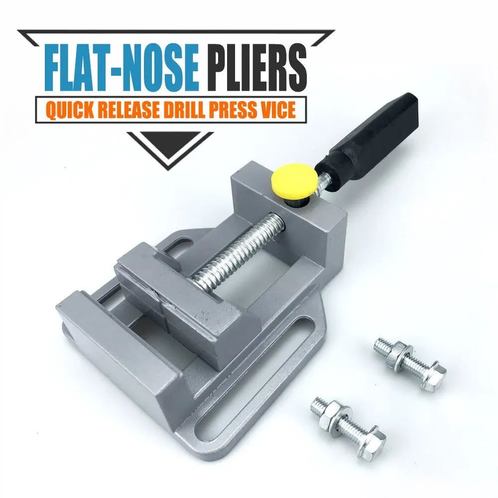 Single Handle Right Angle Clamp – Mini Flat Jaw Pliers for Welding & Fastening