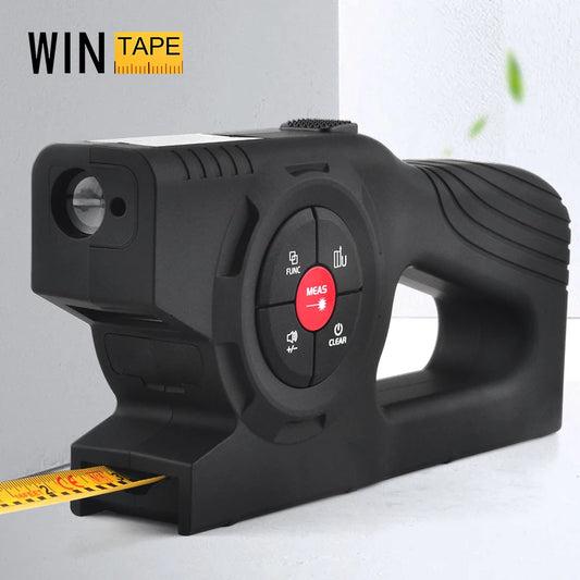 Wintape Digital Laser Distance Meter – 3-in-1 Intelligent Measuring Tape with Digital Display