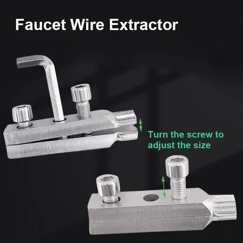 Broken Wire Extractor Tap Screw Remover for 4/6 Point Valve & Pipe Repair