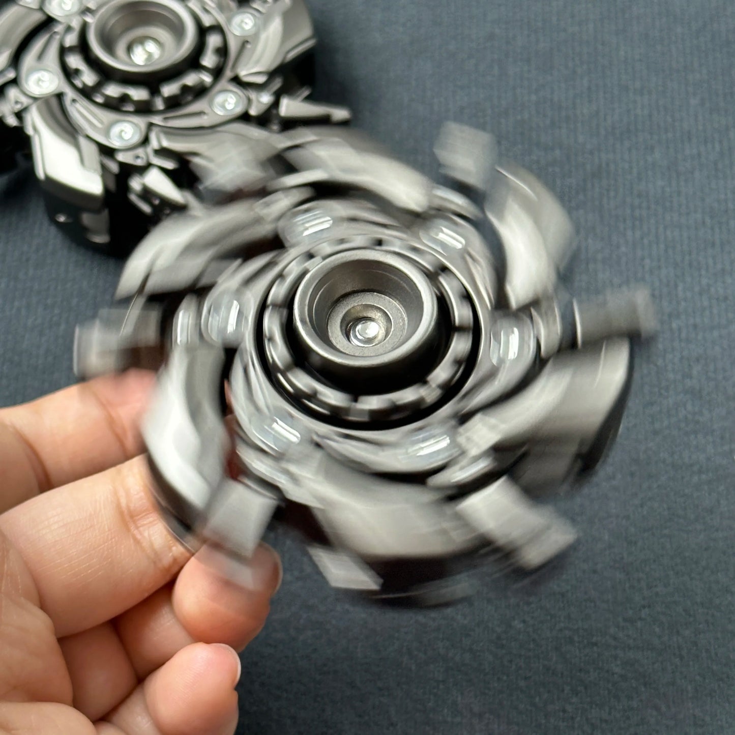 EDC Magnetic Fidget Slider & Spinning Top – Stress Relief Toy for Adults