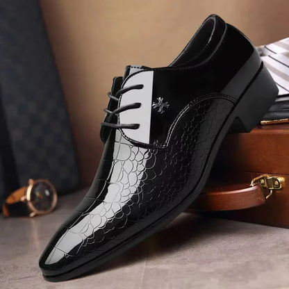 Luxury Floral Pattern Oxford Shoes for Men – Elegant Formal Footwear for Weddings & Office