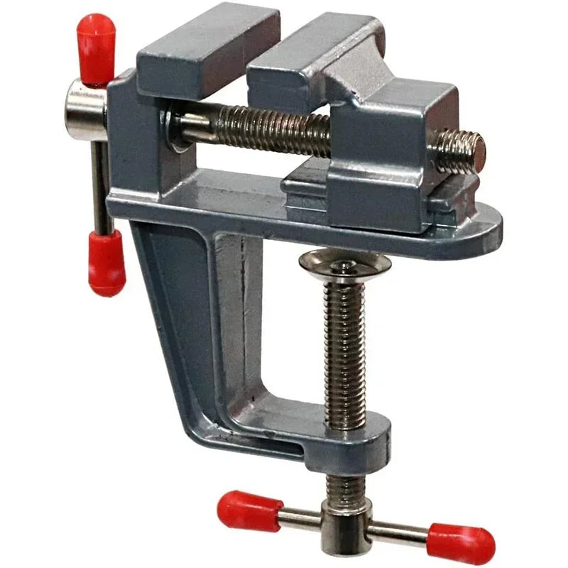 3.5" Mini Bench Vise – Multifunctional Aluminum Clamp for Jewelry & Hobby Work