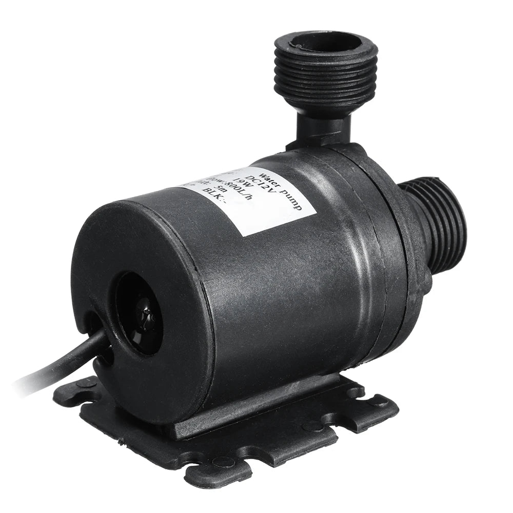 Ultra Quiet DC 12V/24V Brushless Submersible Water Pump for Aquarium, Pond, Fountain, Fish Tank