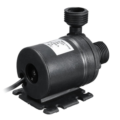 Ultra Quiet DC 12V/24V Brushless Submersible Water Pump for Aquarium, Pond, Fountain, Fish Tank