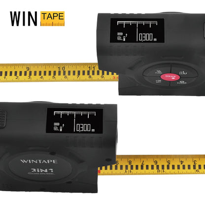 Wintape Digital Laser Distance Meter – 3-in-1 Intelligent Measuring Tape with Digital Display