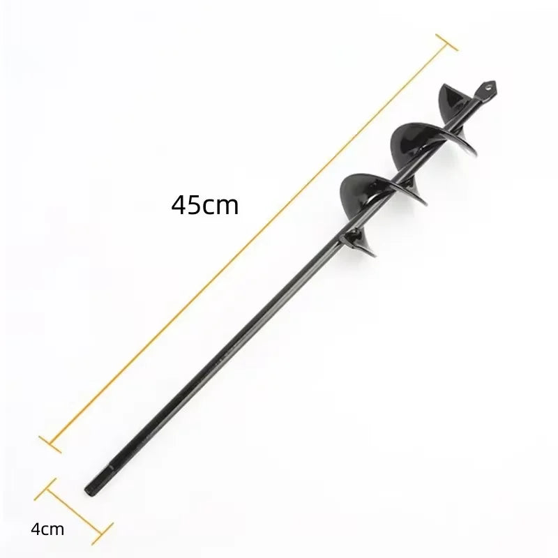 Heavy Duty Garden Auger Drill Bit – Spiral Bit for Planting, Bulbs & Post Hole Digging