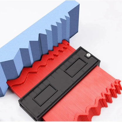 Profile Contour Gauge – Line Copier Ruler & Cutting Template for Woodworking, Construction & Tiling