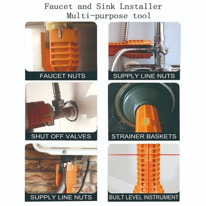 Multi-Functional Sanitary Wrench – Faucet & Pipe Installation Tool for Sink and Bathroom Fixtures