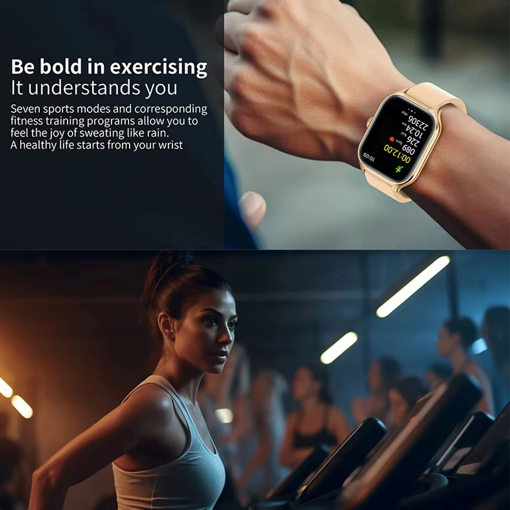 H9 Pro MAX Smart Watch – 2.01" HD Display, Bluetooth Calling, Message Alerts, Multi-Sport Modes, Smartwatch for Men & Women